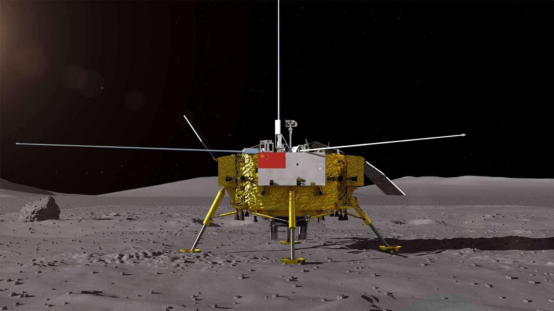 China hace historia y logra el primer alunizaje en la cara oculta de la Luna