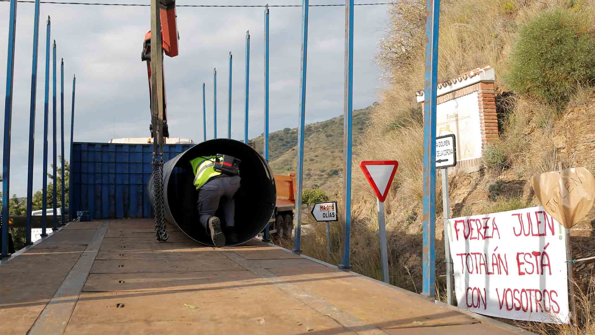 Los ingenieros se centran en abrir dos túneles verticales para rescatar a Julen en Totalán