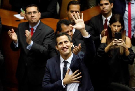 El diputado opositor Juan Guaidó, nuevo presidente del Parlamento venezolano