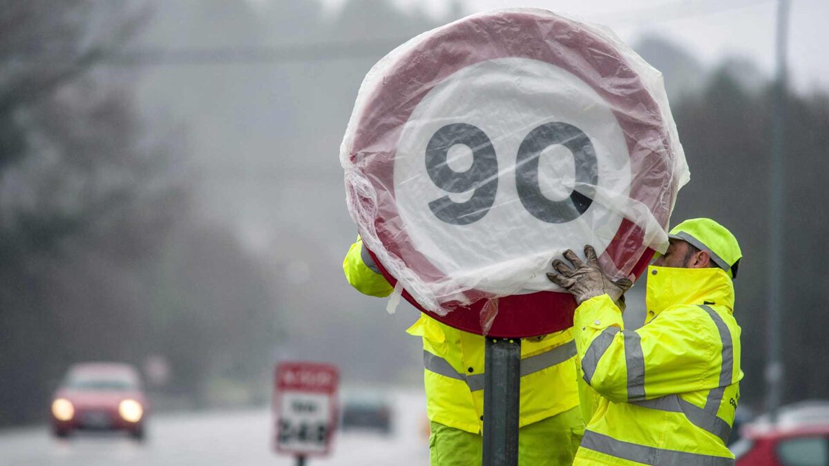 Entra en vigor el límite de 90 kilómetros por hora en las carreteras convencionales