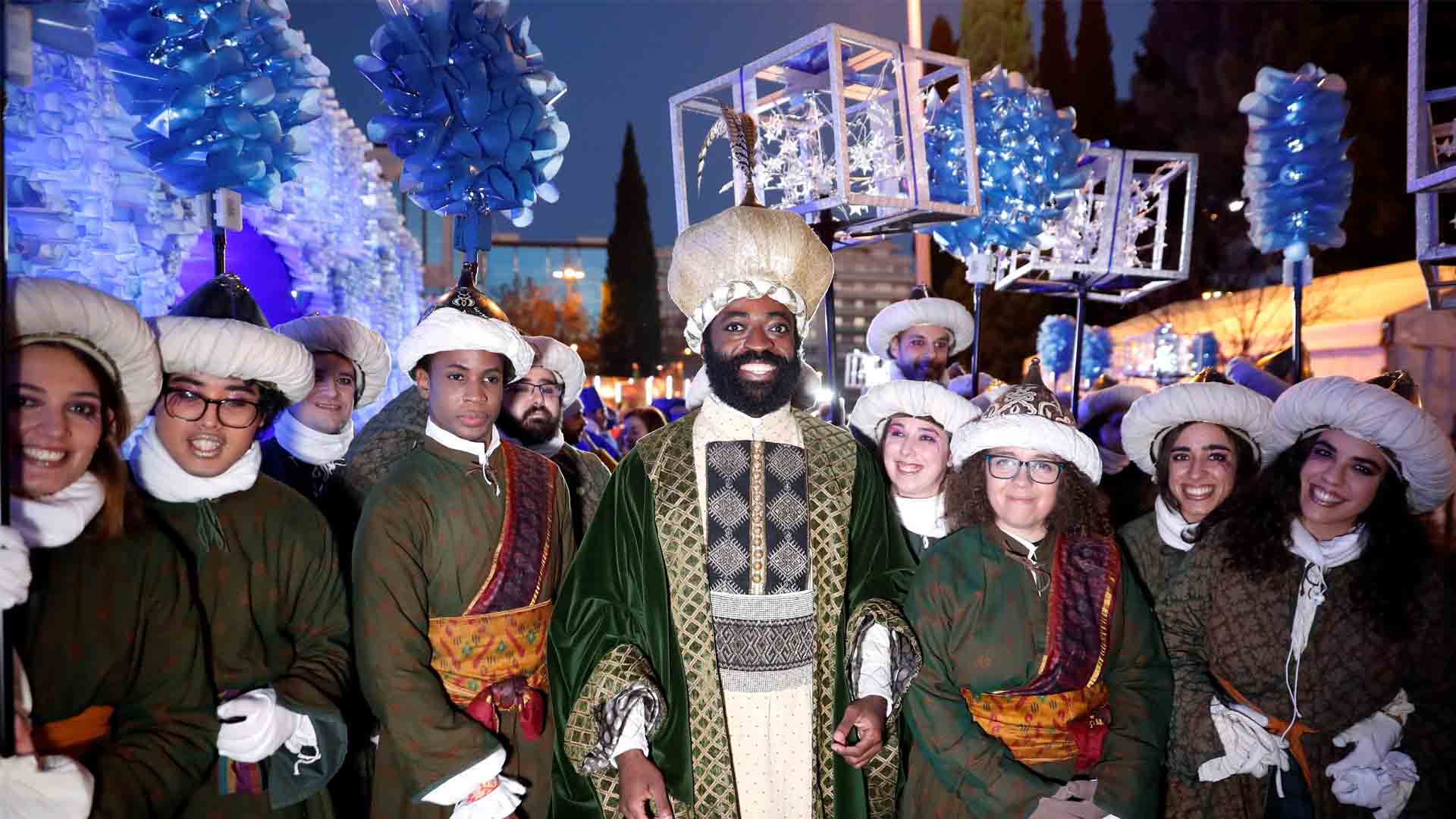 Madrid celebra la cabalgata de Reyes más accesible de la historia de la ciudad
