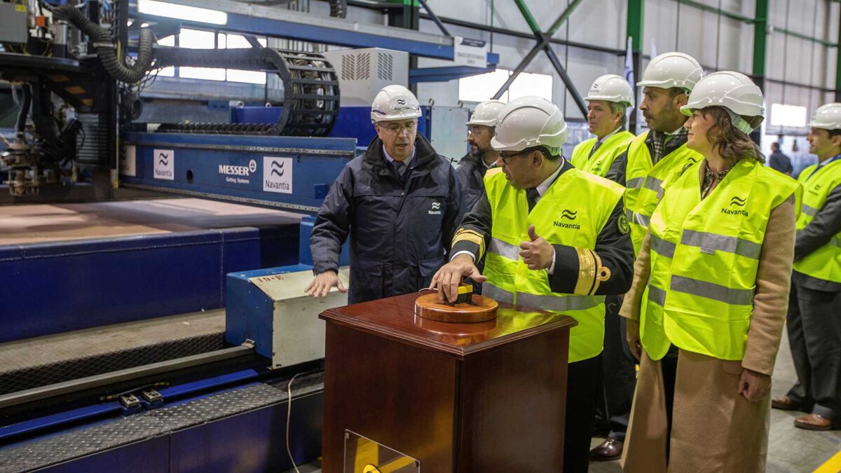 Navantia vive un día «histórico» con el inicio de la construcción de corbetas