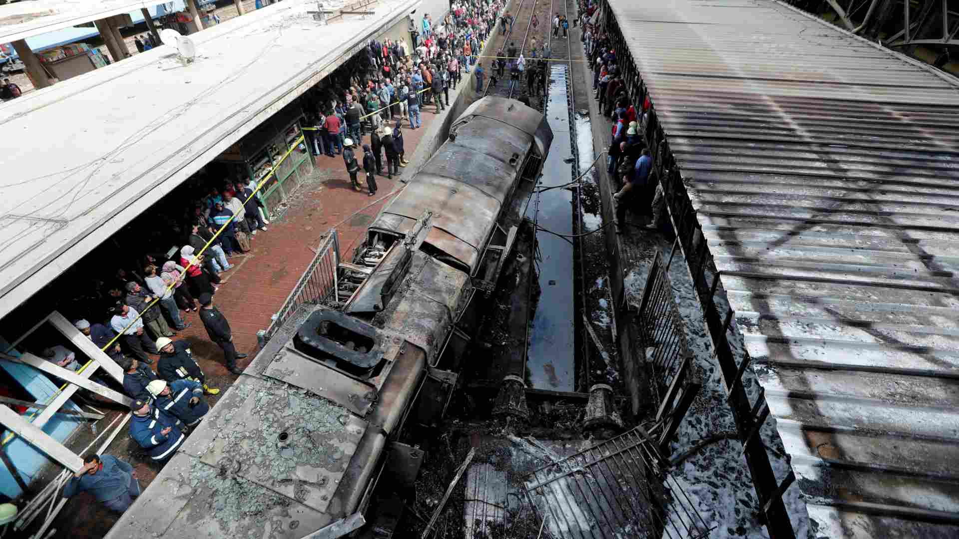Al menos 20 muertos en un accidente de tren en El Cairo