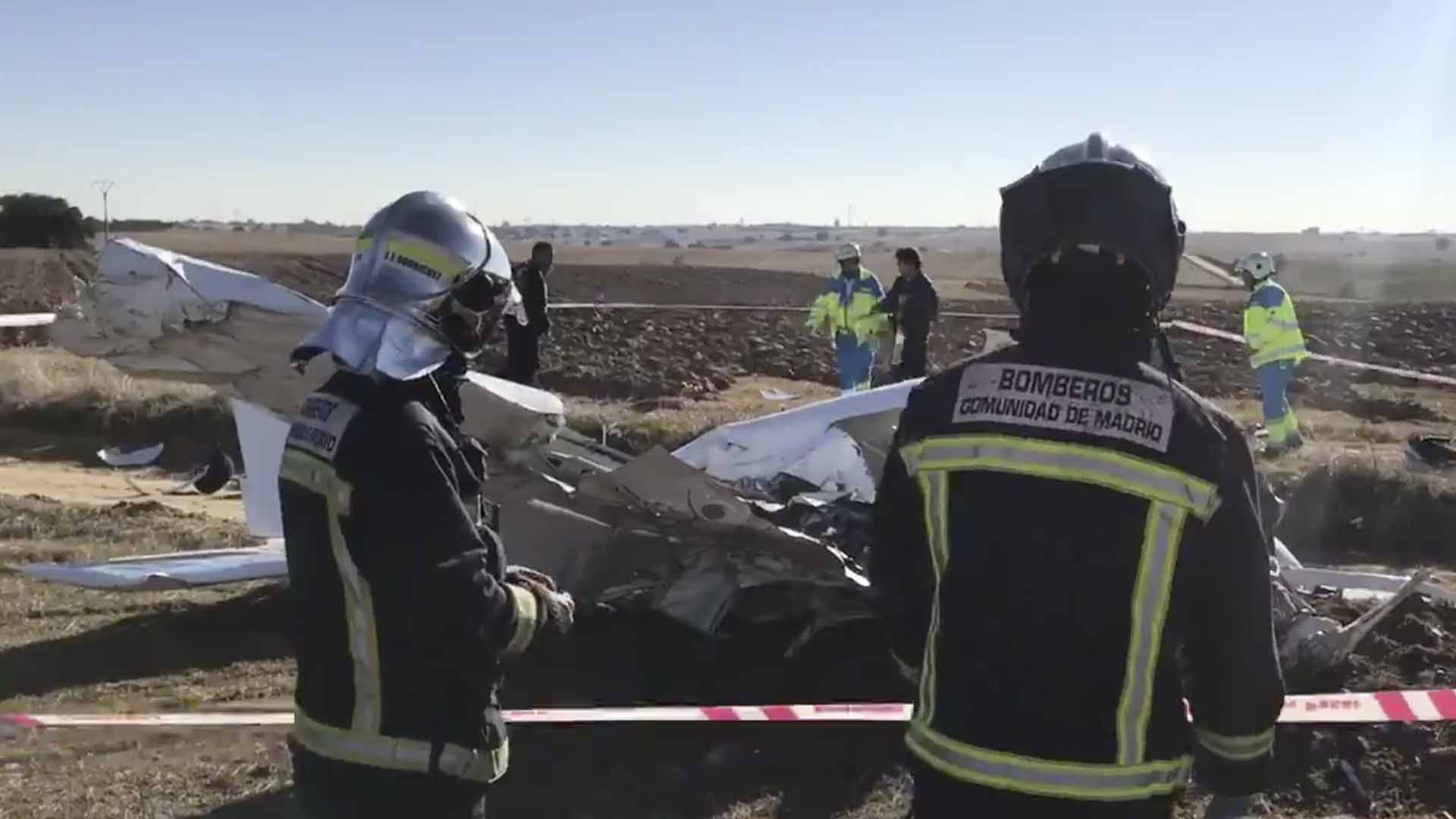 Mueren dos personas tras estrellarse su avioneta en la localidad madrileña de Quijorna