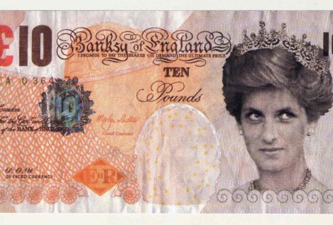 El Museo Británico adquiere su primera obra de Banksy: un billete de 10 libras con la cara de Lady Di