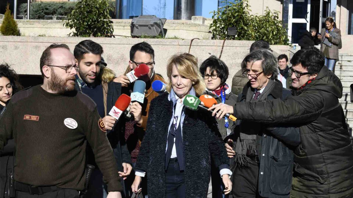 Esperanza Aguirre niega que ordenara espiar a cargos del PP rivales suyos