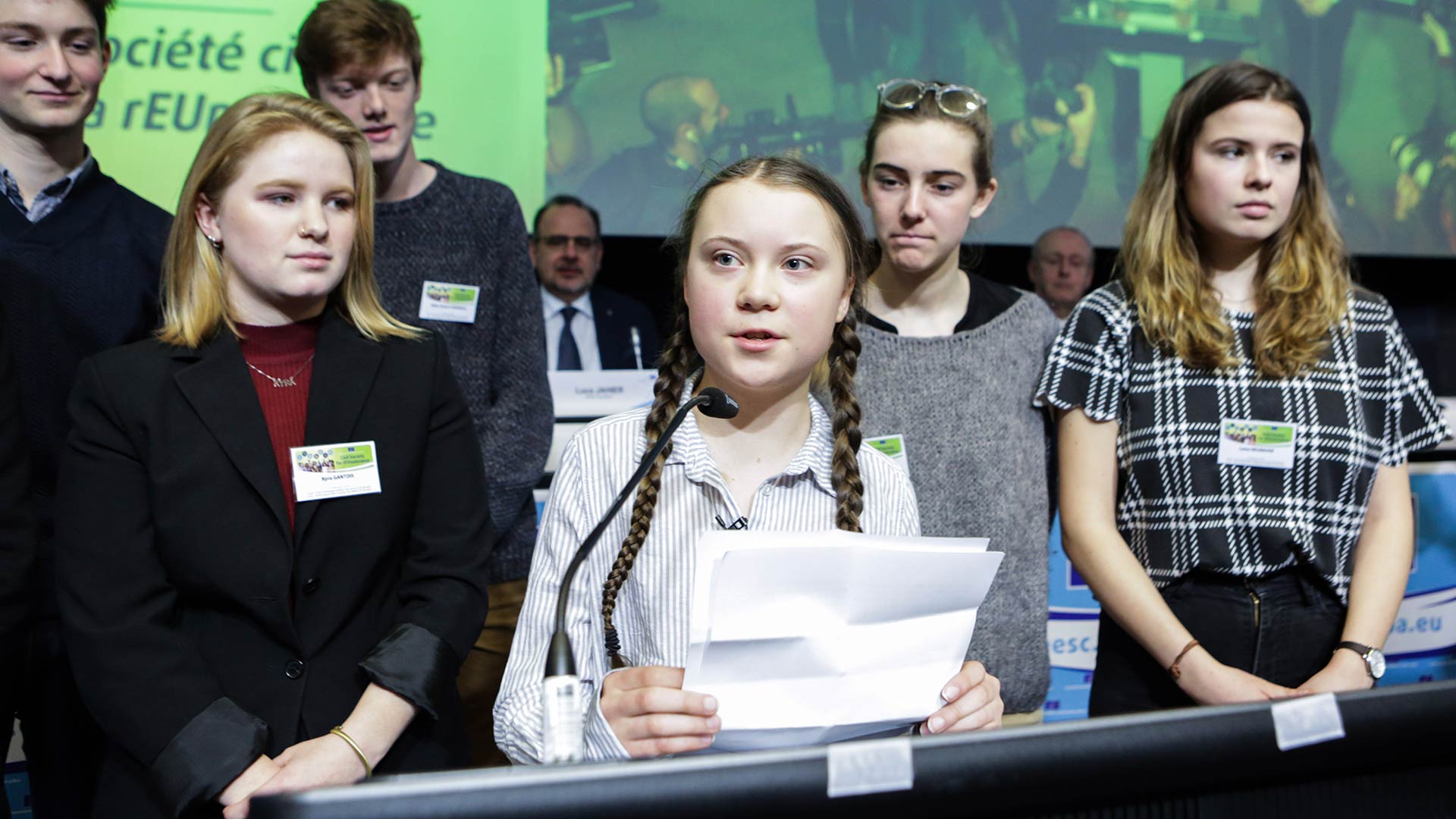 Greta Thunberg urge a la UE a redoblar la reducción de gases de efecto invernadero