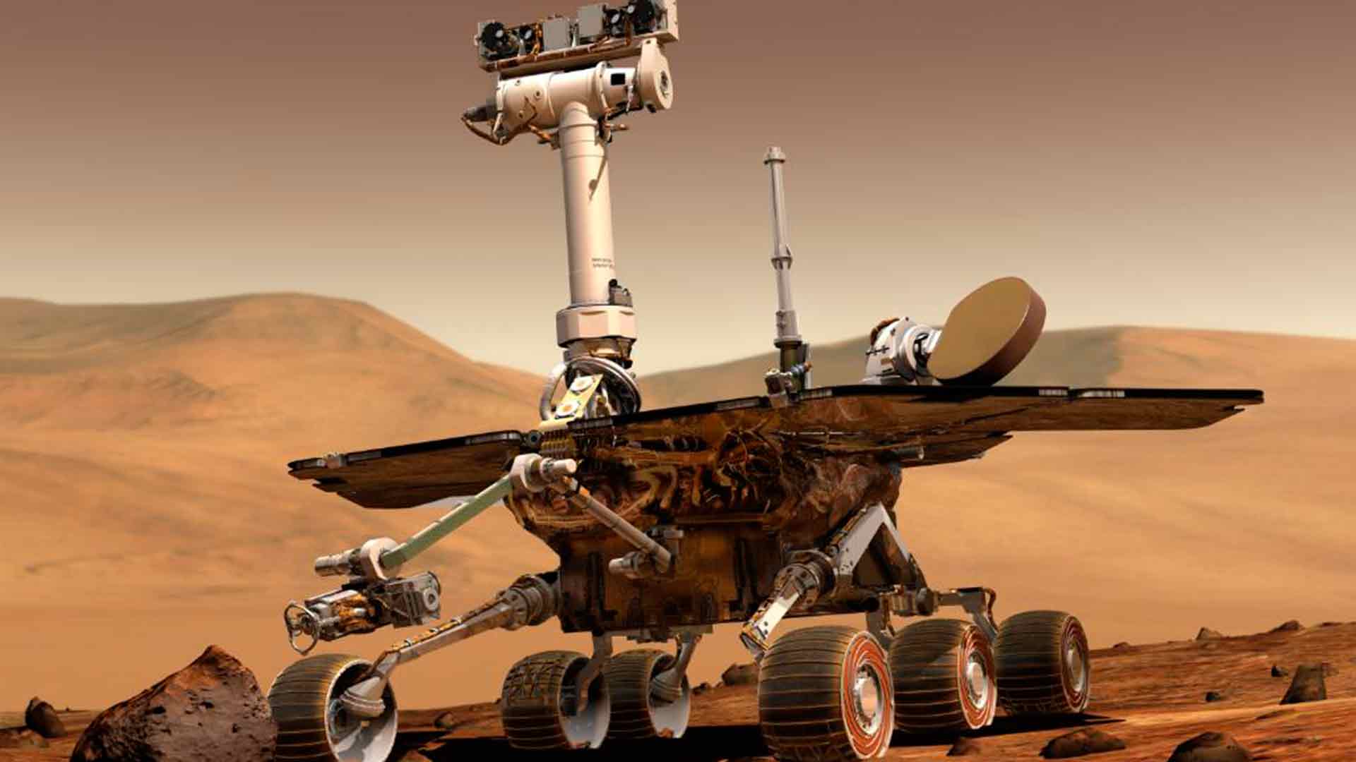 La NASA da por "muerto" al robot Opportunity que investigó el planeta Marte