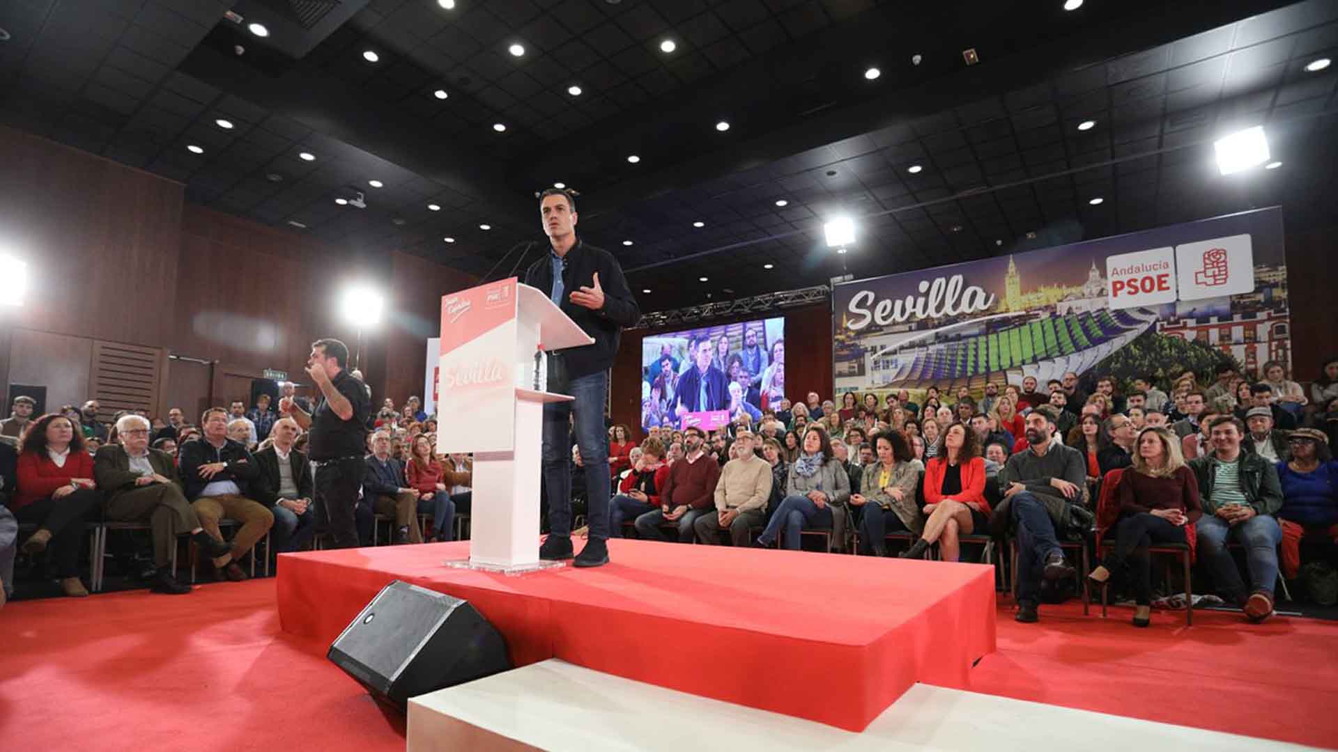 Sánchez llama a la movilización de toda la izquierda contra "las tres derechas" para ganar las elecciones