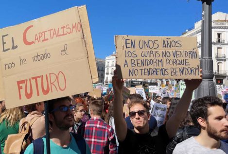 Estudiantes de toda España se suman a la huelga mundial contra el cambio climático