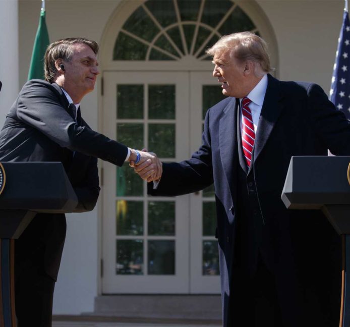 Trump y Bolsonaro sellan una alianza contra el socialismo en su primer encuentro