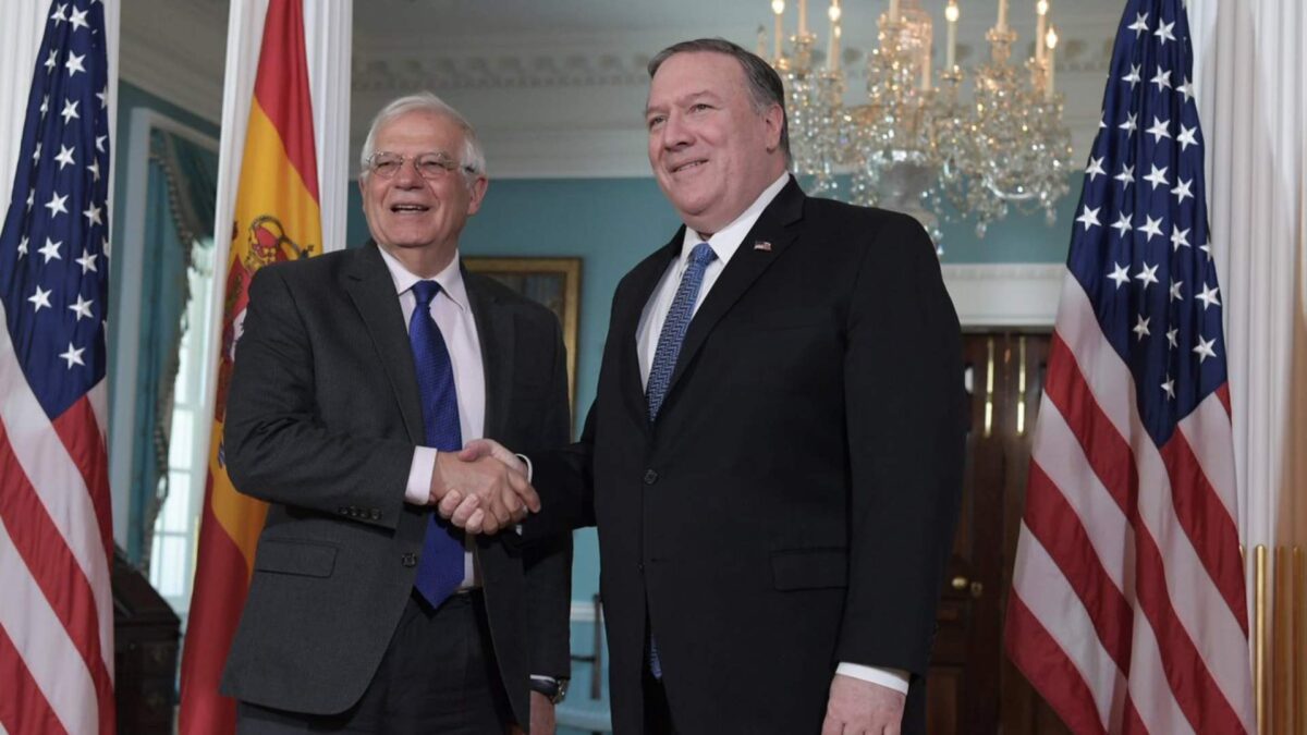 Borrell y Pompeo coinciden en su análisis sobre Venezuela pero discrepan respecto a Cuba