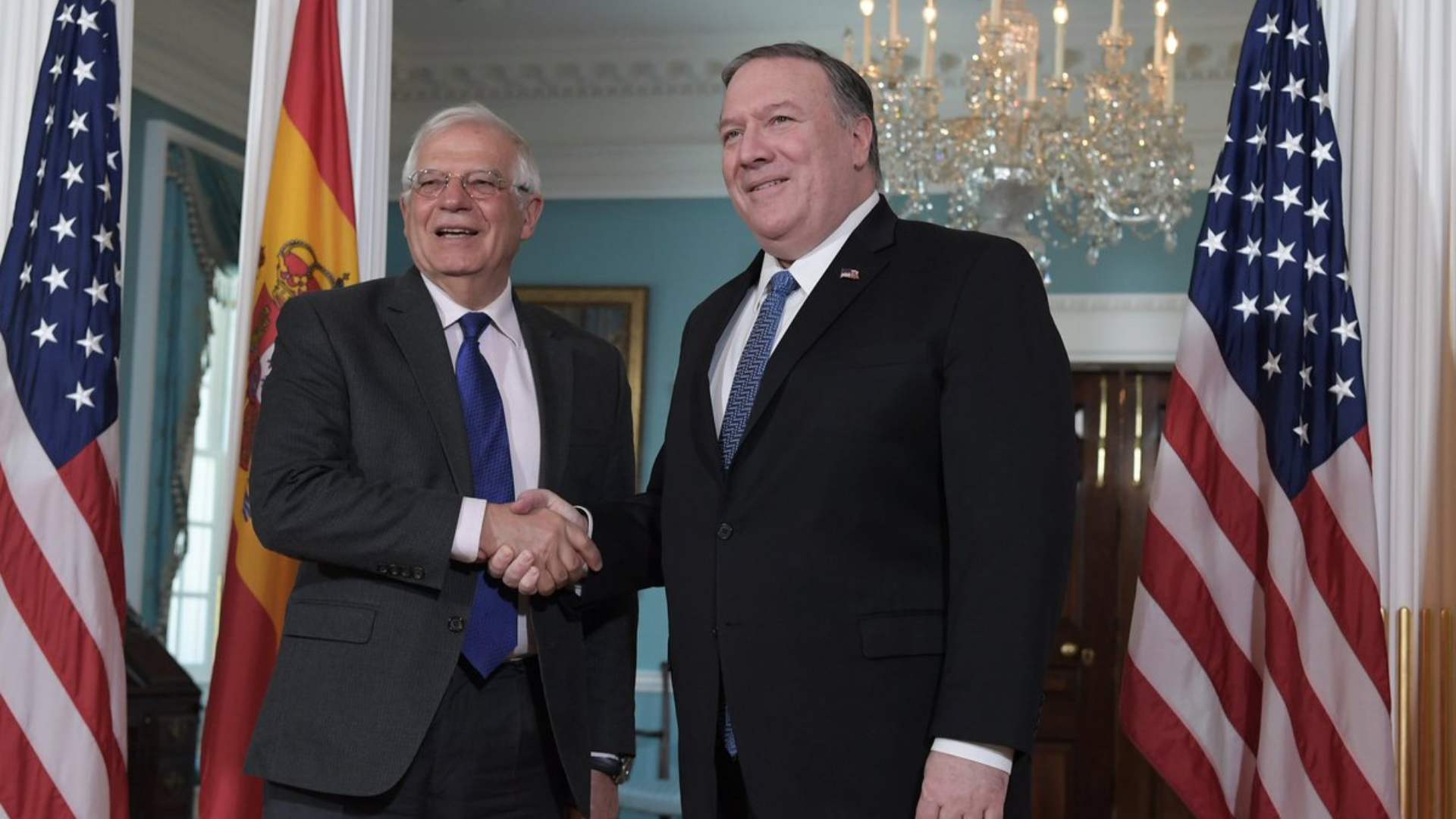 Borrell y Pompeo coinciden en su análisis sobre Venezuela pero discrepan respecto a Cuba