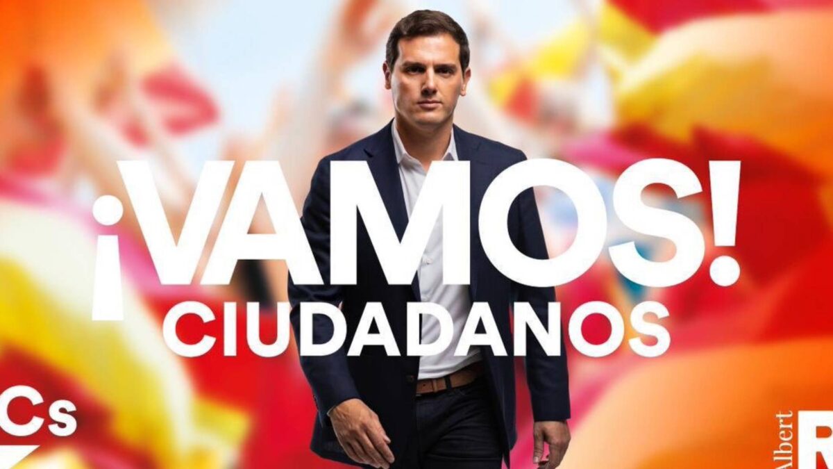 ¡Vamos! Ciudadanos, lema del partido naranja para las elecciones del 28A