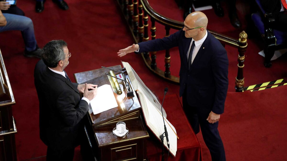 La Mesa del Senado suspende a Raül Romeva y deja a ERC sin grupo parlamentario