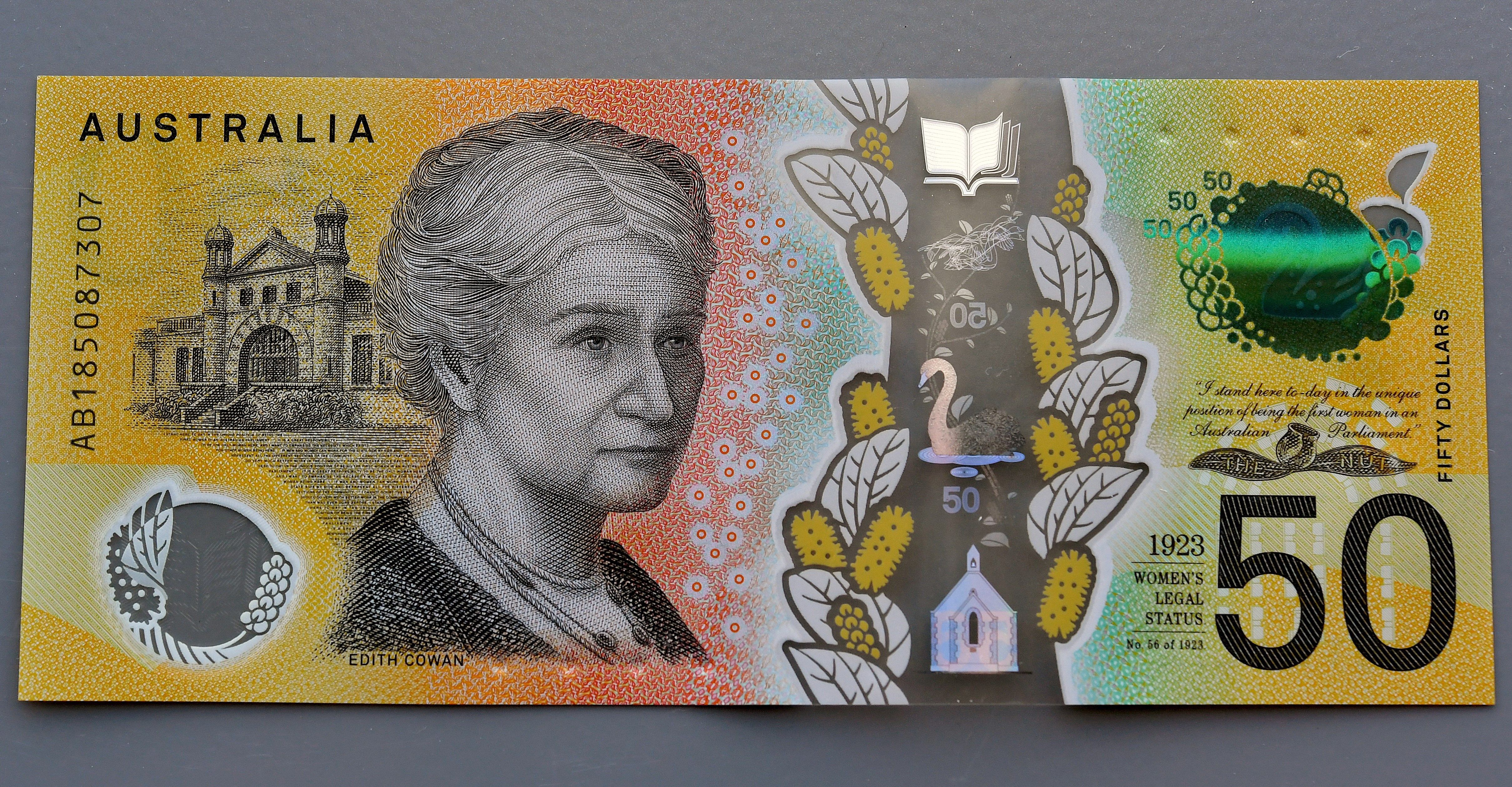 Australia pone en circulación billetes de 50 dólares con faltas de ortografía