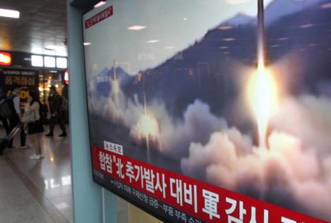 Corea del Norte lanza varios misiles de corto alcance en una nueva prueba balística