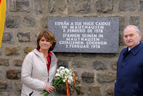 Delgado abandona un homenaje en Mauthausen por las referencias de la Generalitat a los "presos políticos"