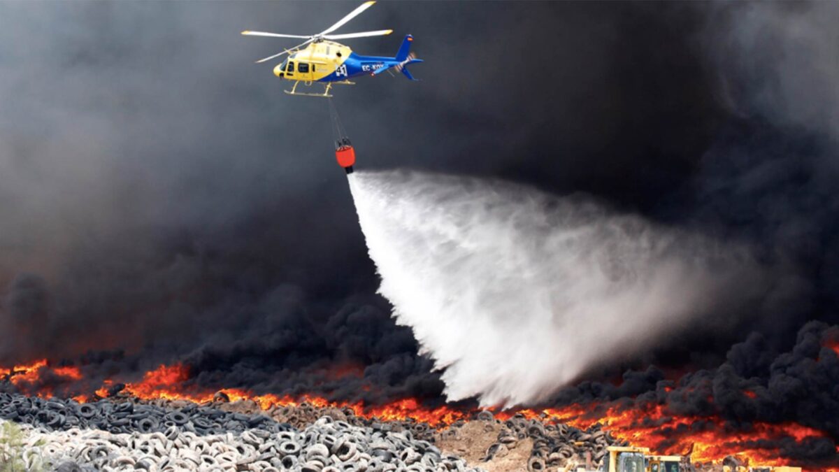 El caso del incendio en el vertedero de neumáticos de Seseña, paralizado a la espera de Google