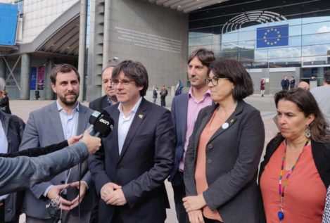El Parlamento Europeo impide la entrada a Puigdemont para recoger su acreditación