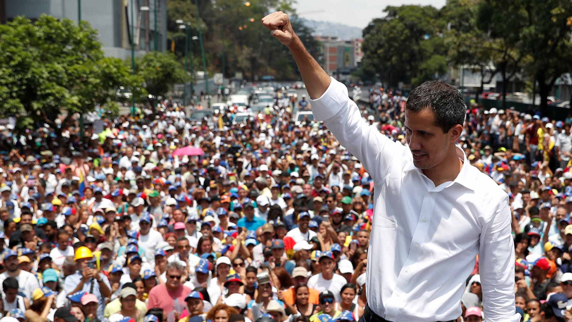 Guaidó anuncia paros escalonados en una nueva jornada de protestas contra Maduro