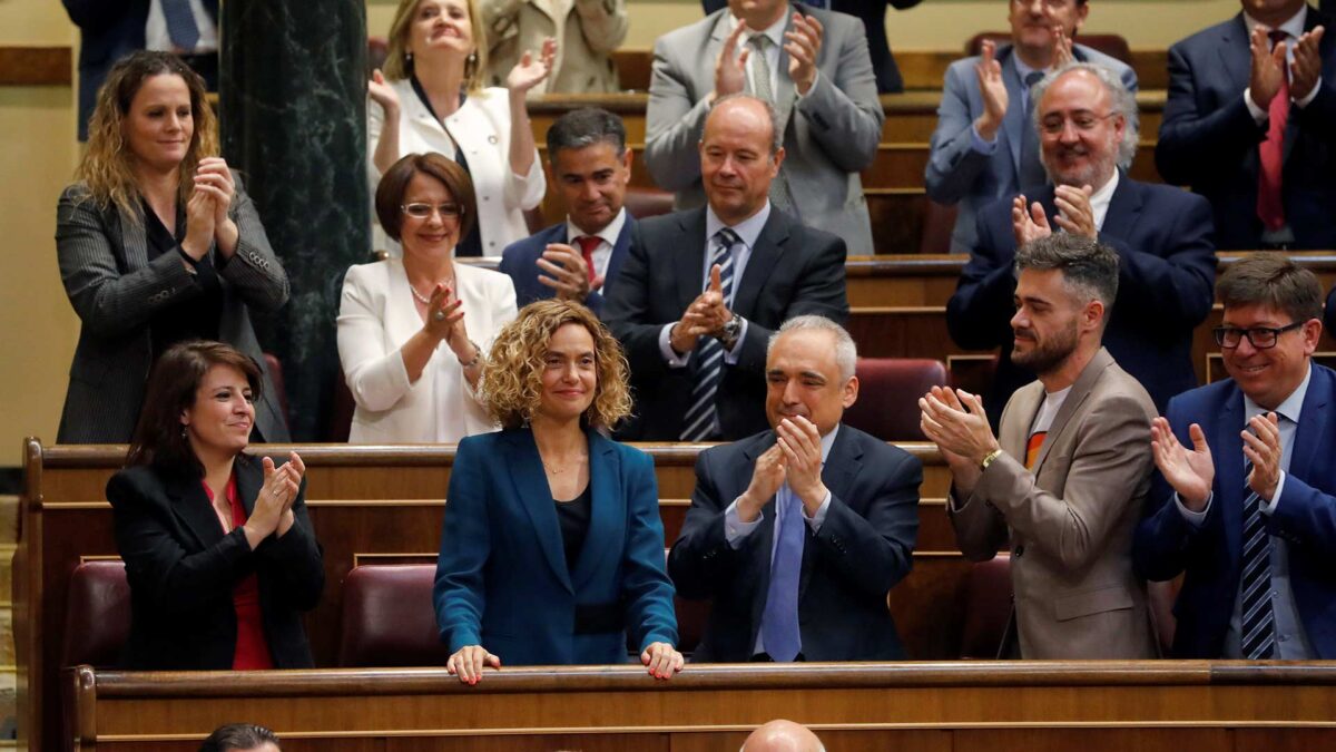 Meritxell Batet, elegida presidenta del Congreso con 175 votos en la segunda vuelta