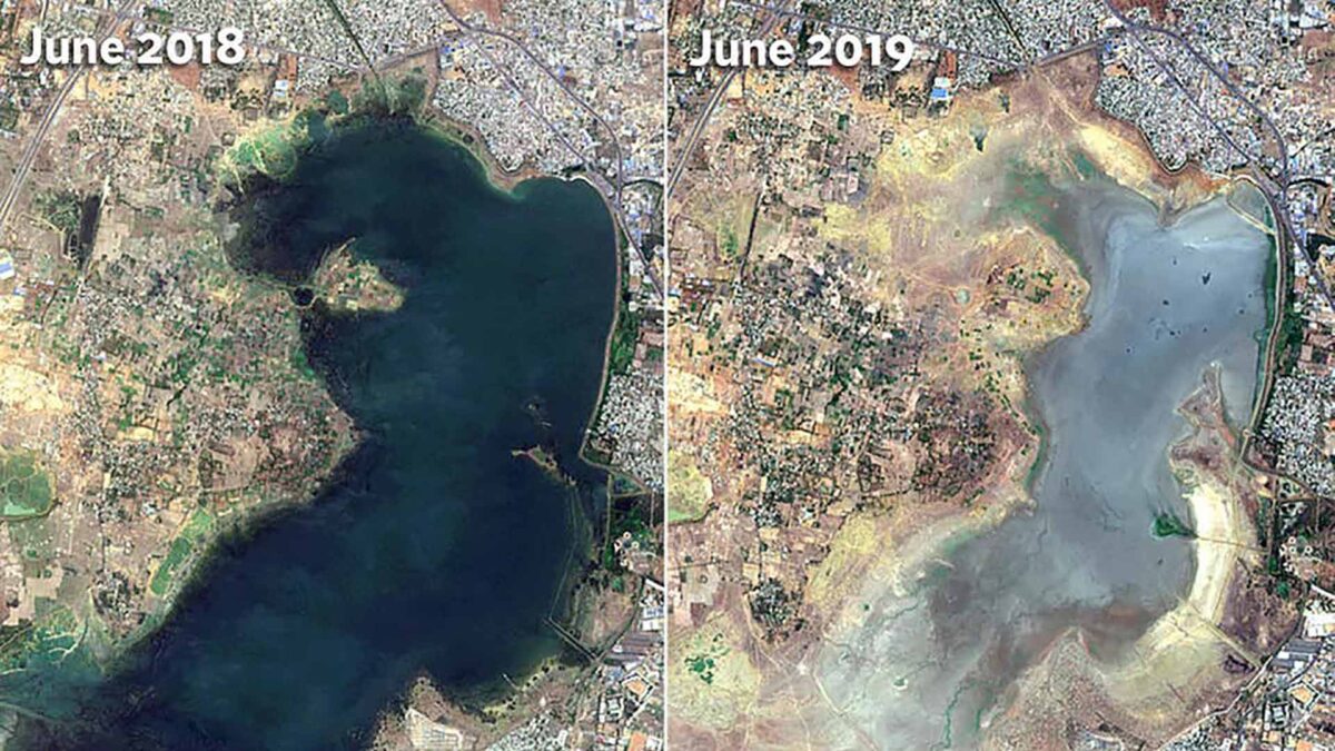 Chennai, una de las ciudades más grandes de India, casi sin agua