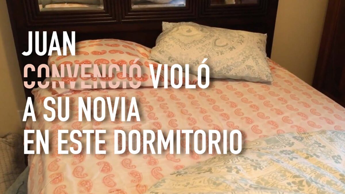 «Juan violó a su novia en este dormitorio», la campaña sin eufemismos contra la violencia sexual