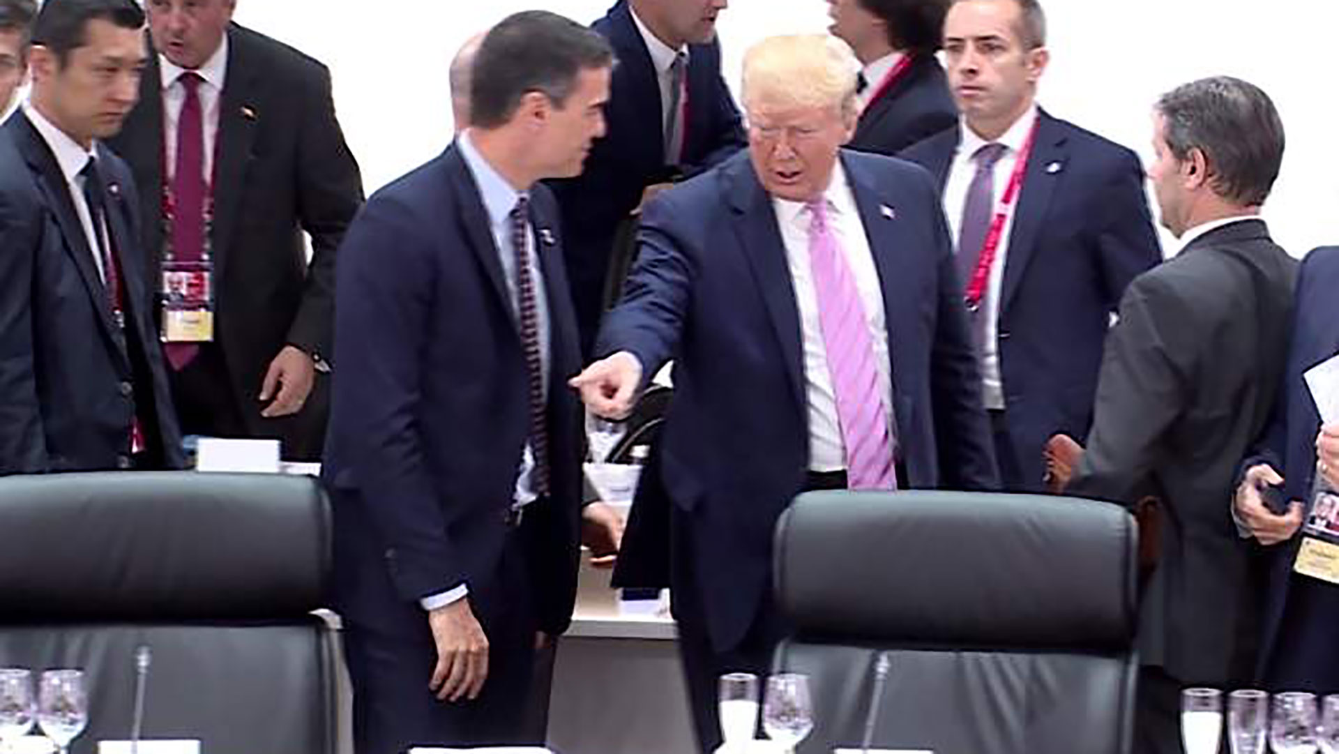 El gesto de Trump a Sánchez o la tensión entre May y Putin marcan el primer día de la cumbre del G20