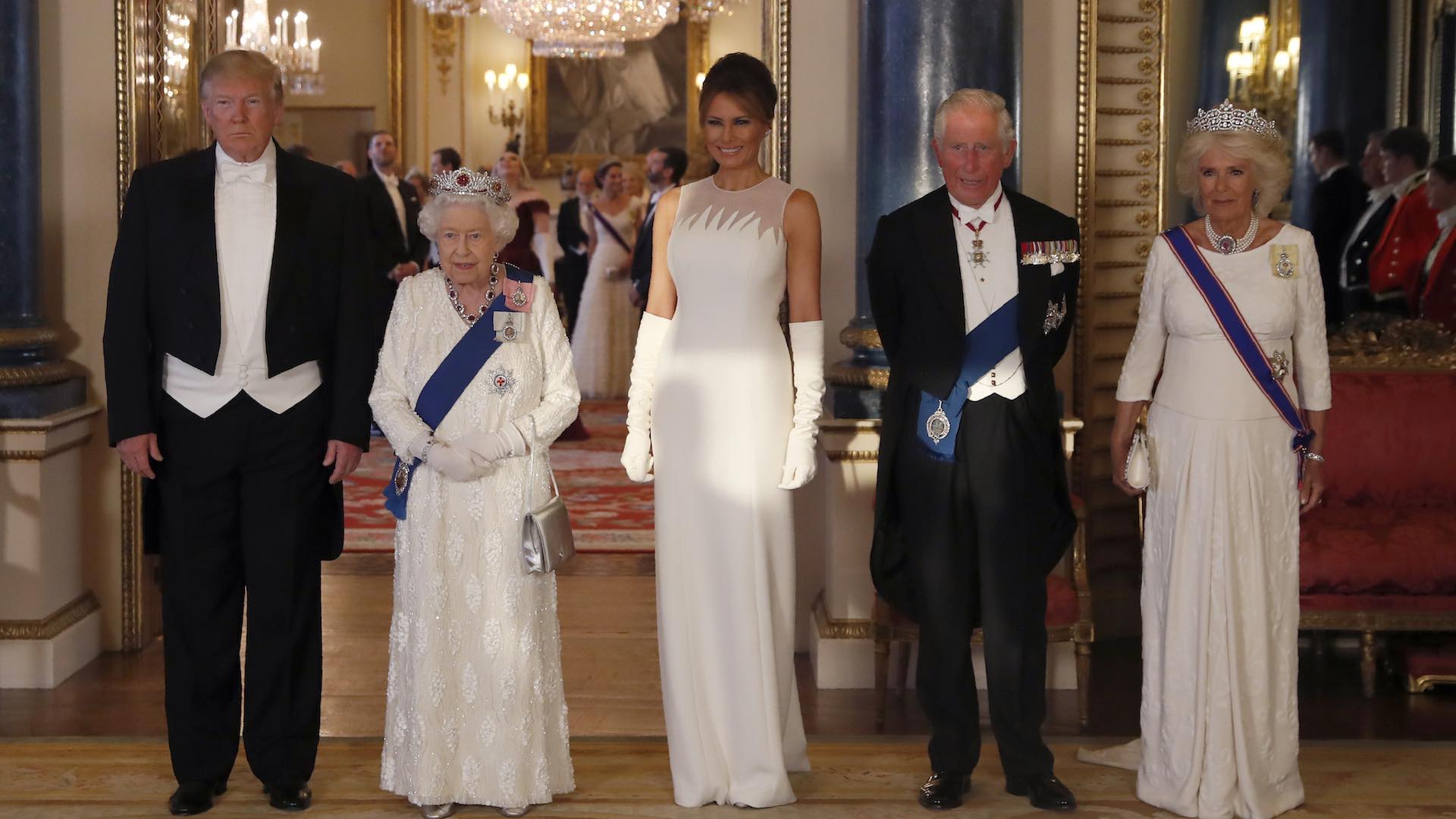 La monarquía británica despliega todos los honores para recibir a Trump