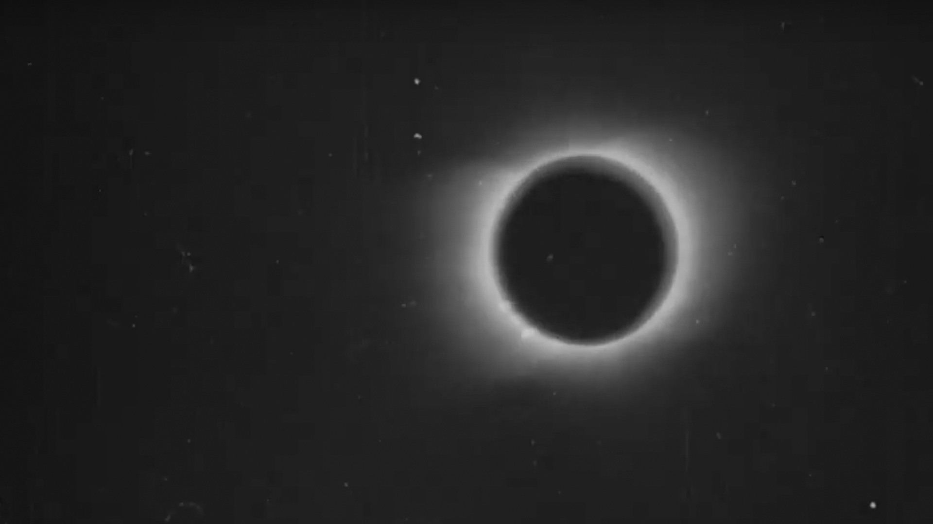 Recuperan la primera grabación de un eclipse solar captada en 1900