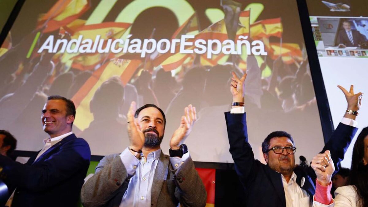 Vox registra su enmienda a la totalidad del presupuesto andaluz de PP y Cs