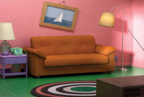 Ya es posible decorar el salón de casa como el de 'Friends' o 'Los Simpsons'