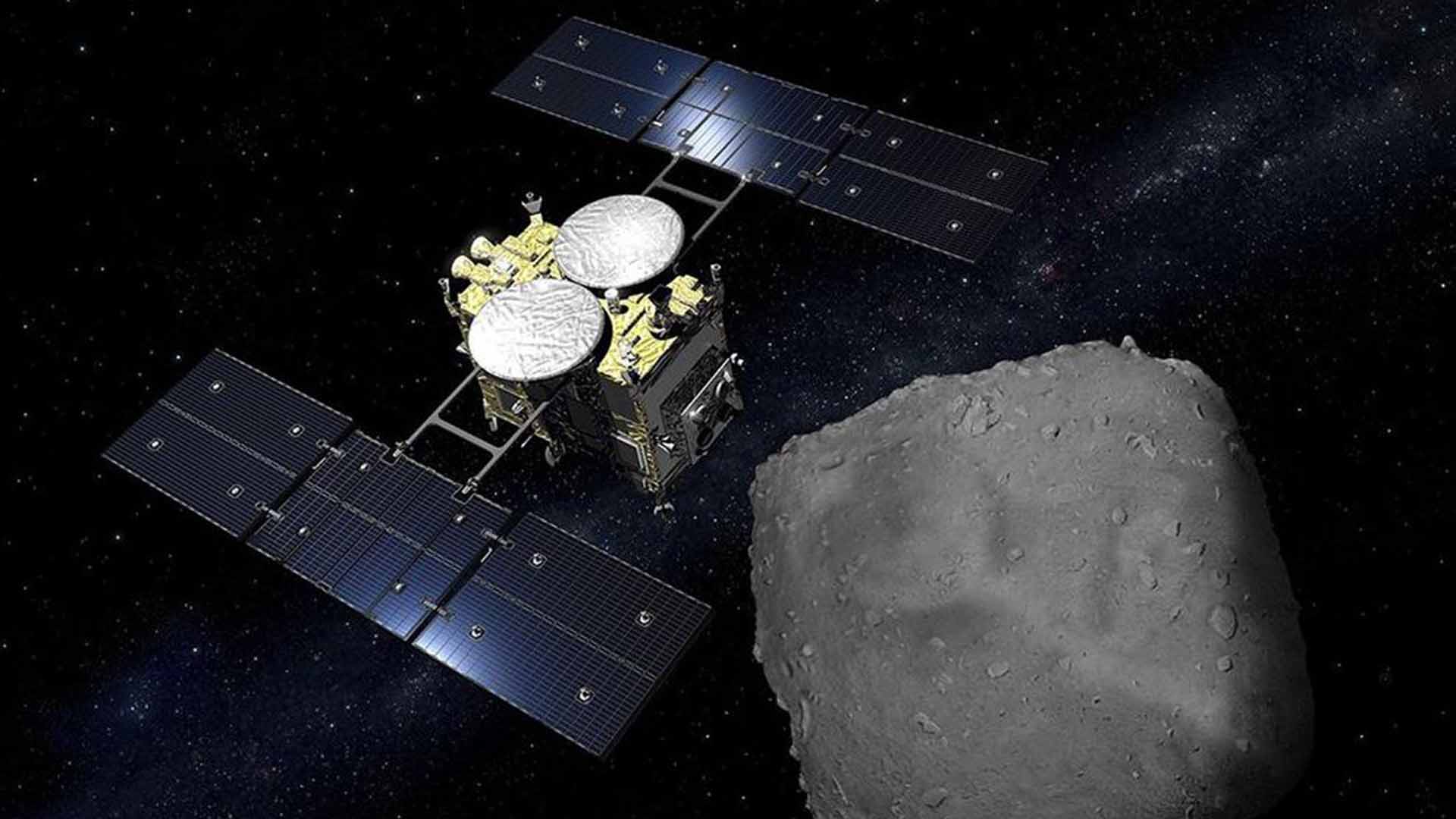 La sonda Hayabusa2 se posa por segunda vez en un asteroide y toma muestras subterráneas