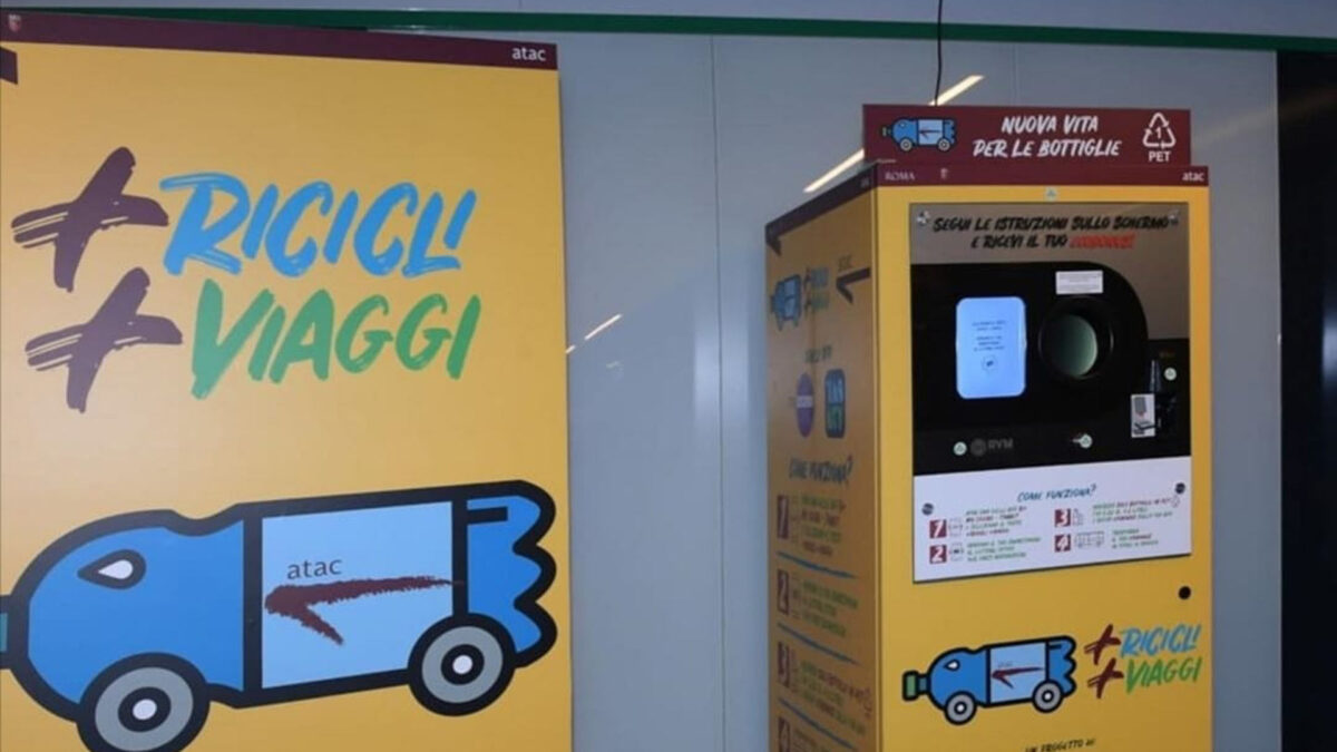 Roma, contra los envases de plástico: cambiará botellas por billetes de metro