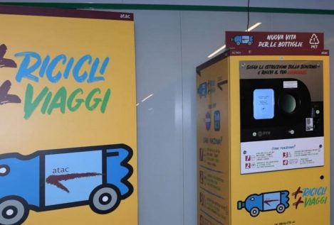 Roma, contra los envases de plástico: cambiará botellas por billetes de metro
