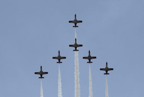 Se cancela el desfile aéreo del Día de la Fiesta Nacional a causa de la lluvia