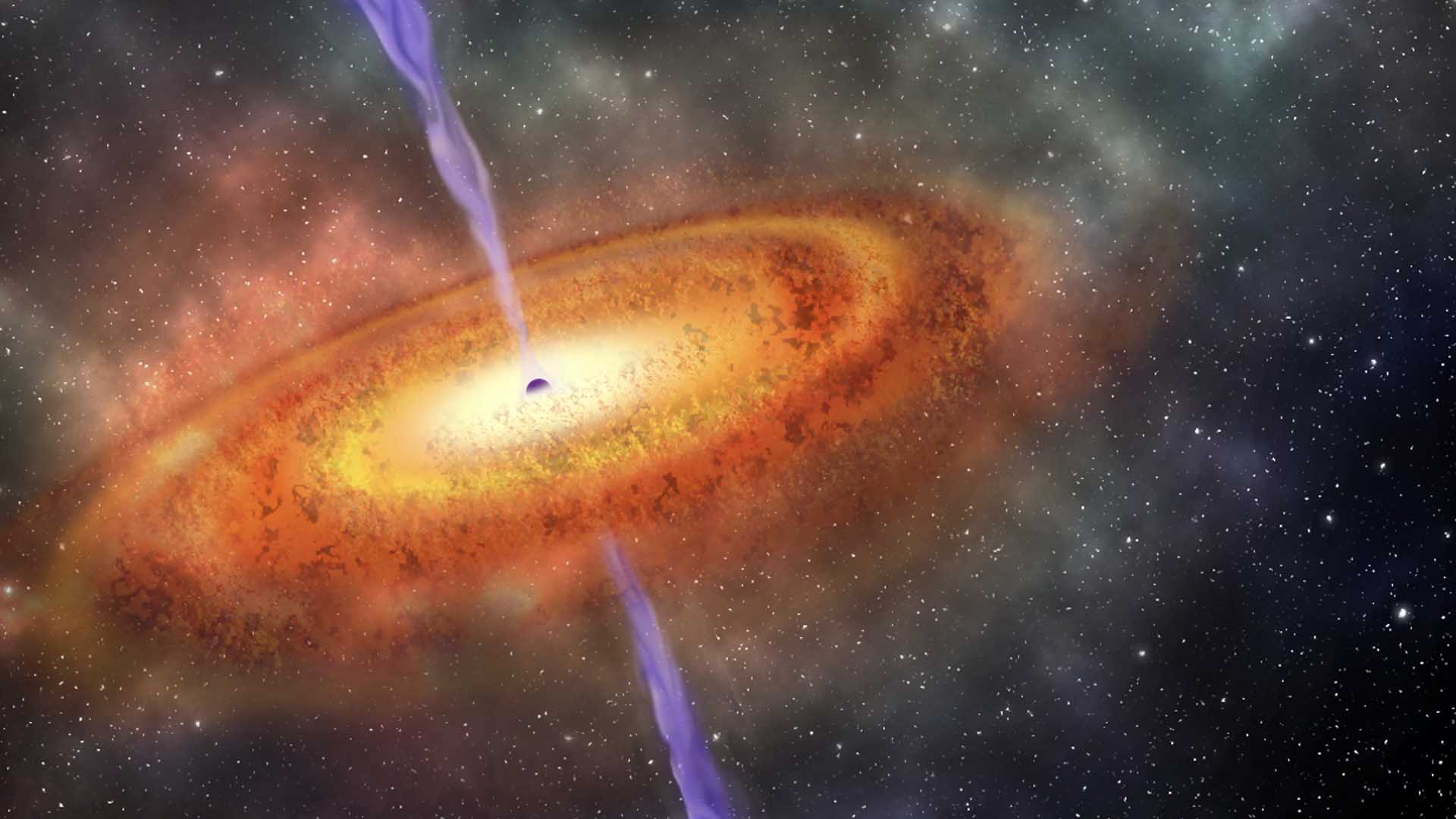 Hallan un agujero negro cuya masa es 40.000 millones de veces la del Sol