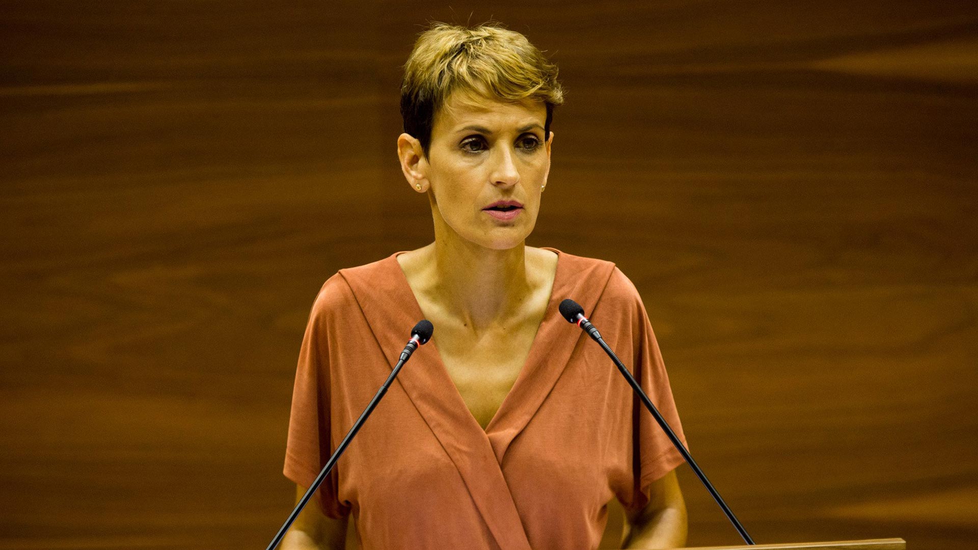 La socialista María Chivite, investida presidenta de Navarra gracias a la abstención de Bildu