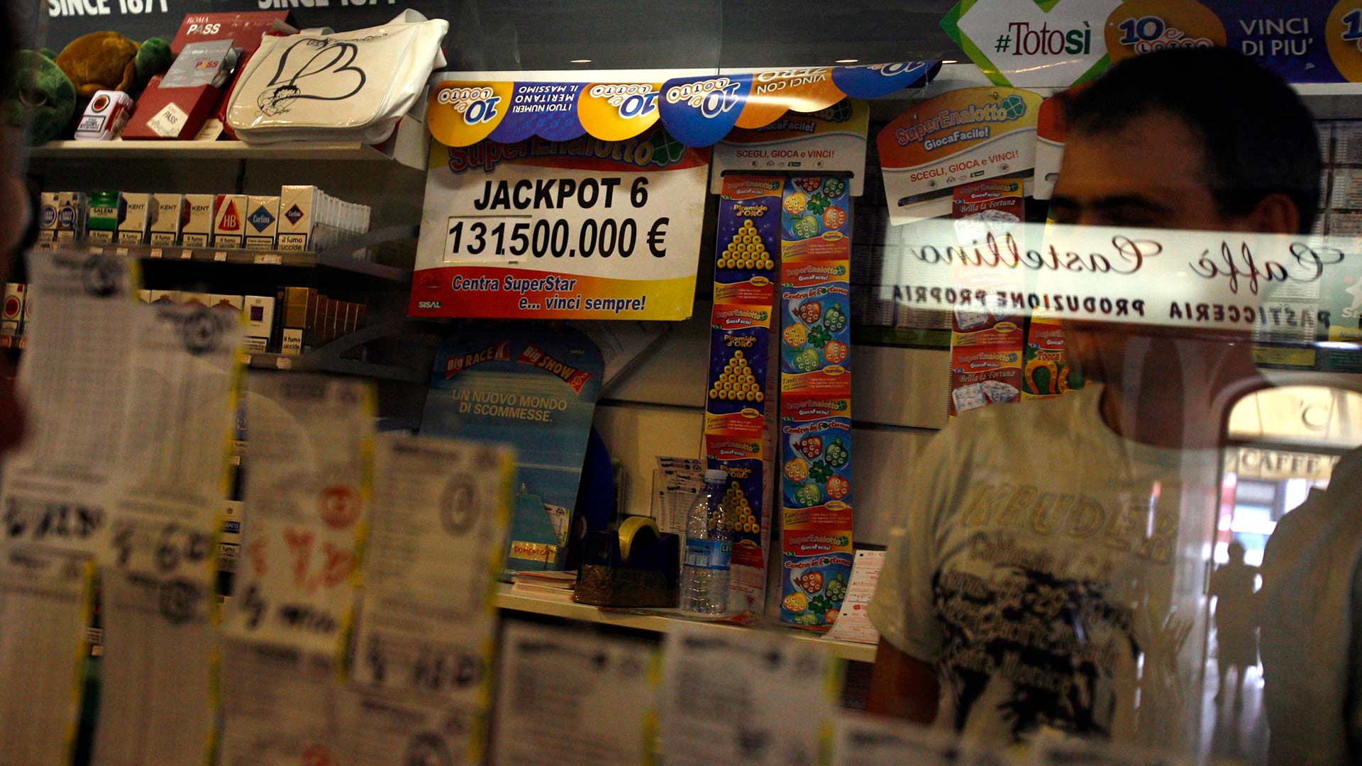 Récord europeo de lotería: un italiano gana 209 millones de euros