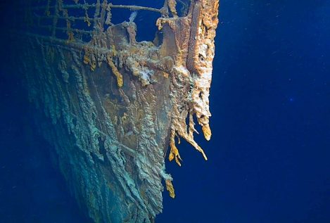 Difunden nuevas fotos del Titanic en 4k que muestran su avanzado deterioro