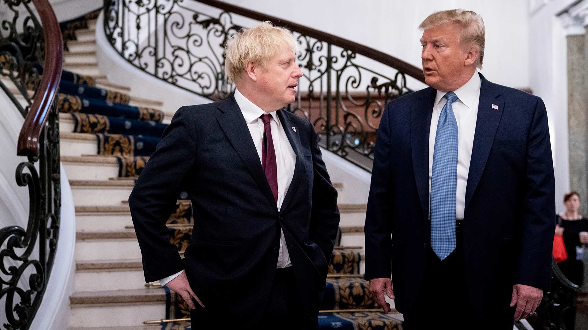 Trump dice que Johnson es el "hombre adecuado" para el Brexit y le promete un acuerdo comercial
