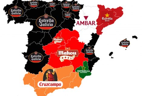 Andalucía es de Cruzcampo y Madrid de Mahou: estas son las marcas preferidas por los españoles