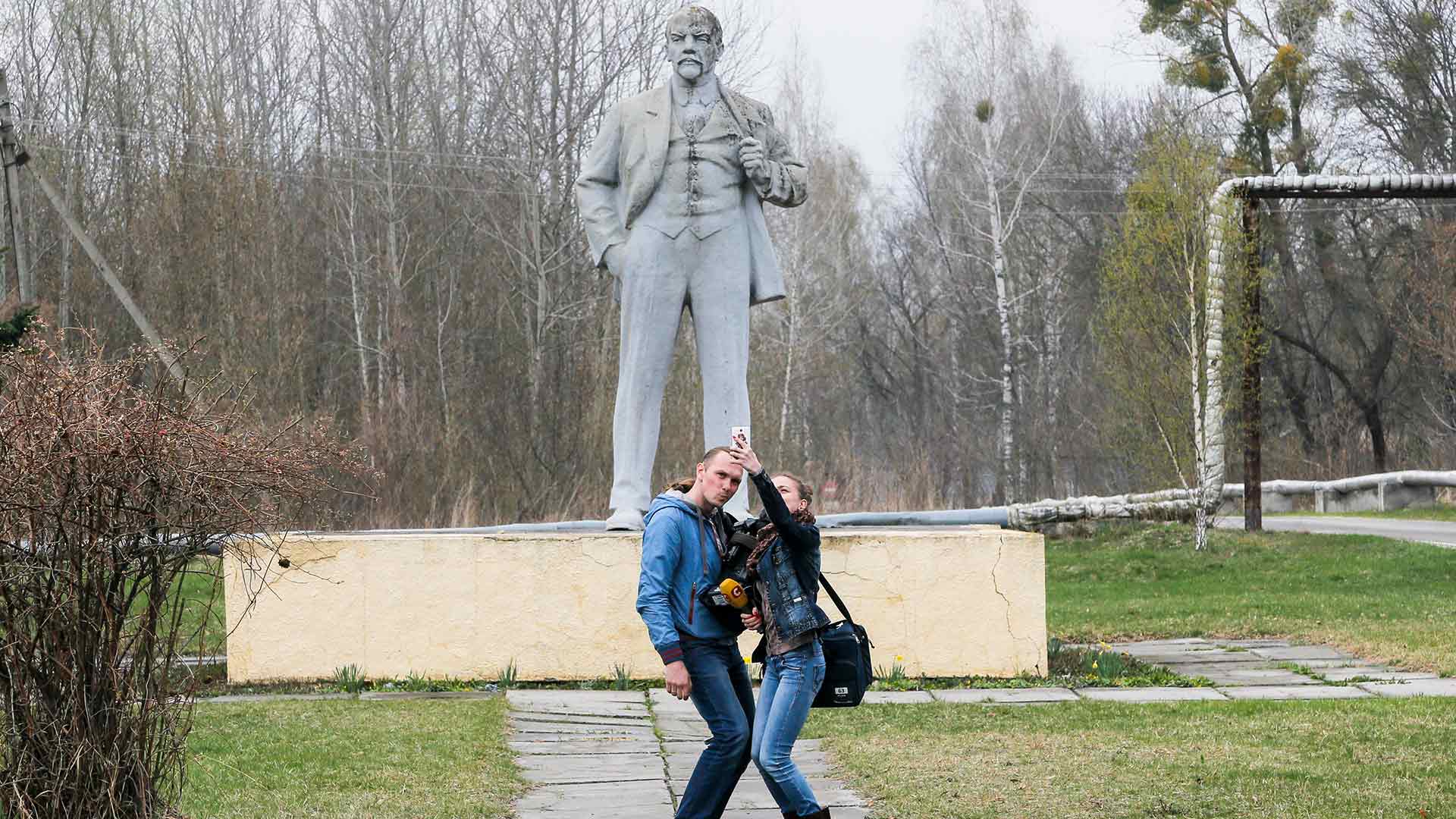 Chernóbil, el último escenario preferido para hacerse selfis tras el éxito de la serie