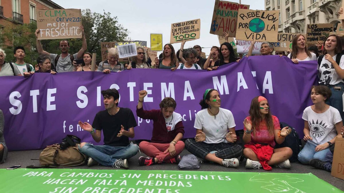 Madrid también se suma a las protestas globales contra el cambio climático