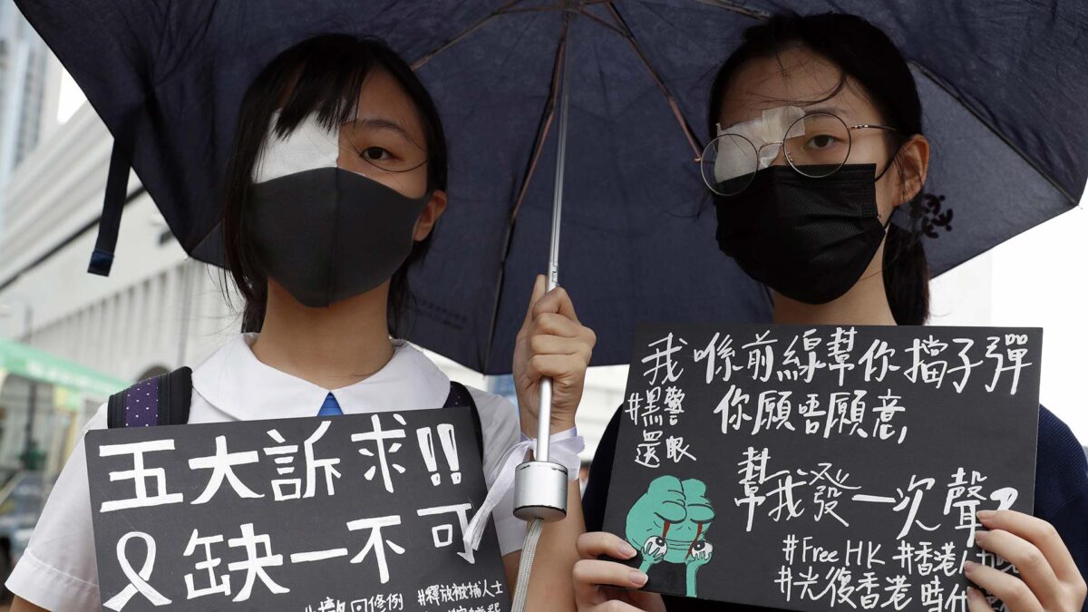 Comienza la huelga estudiantil el primer día de curso como apoyo a las protestas en Hong Kong