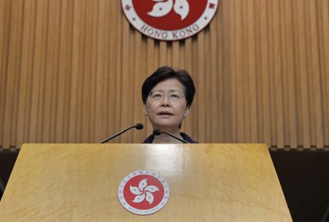 La jefa del Gobierno de Hong Kong anuncia la retirada del proyecto de ley de extradición