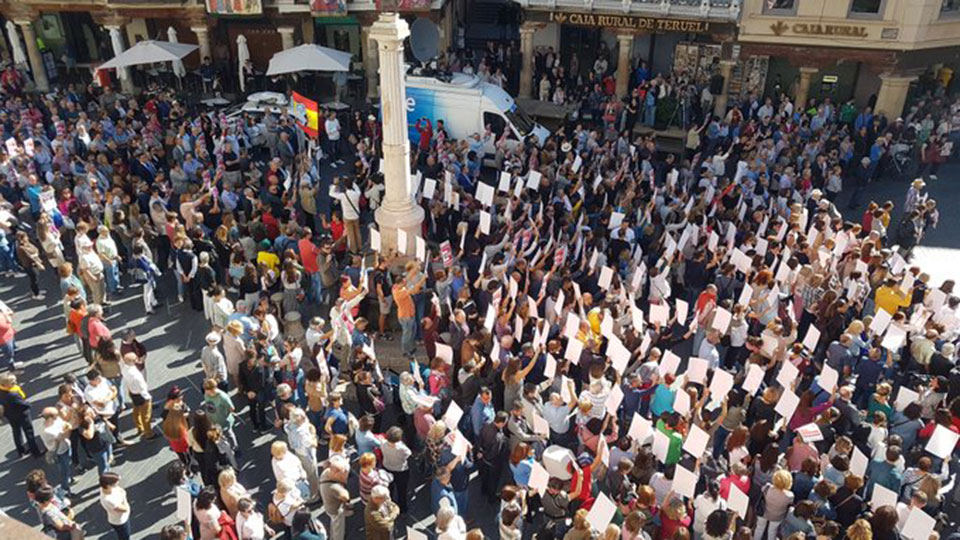 La España vacía protesta bajo el lema «Paro por mi pueblo»