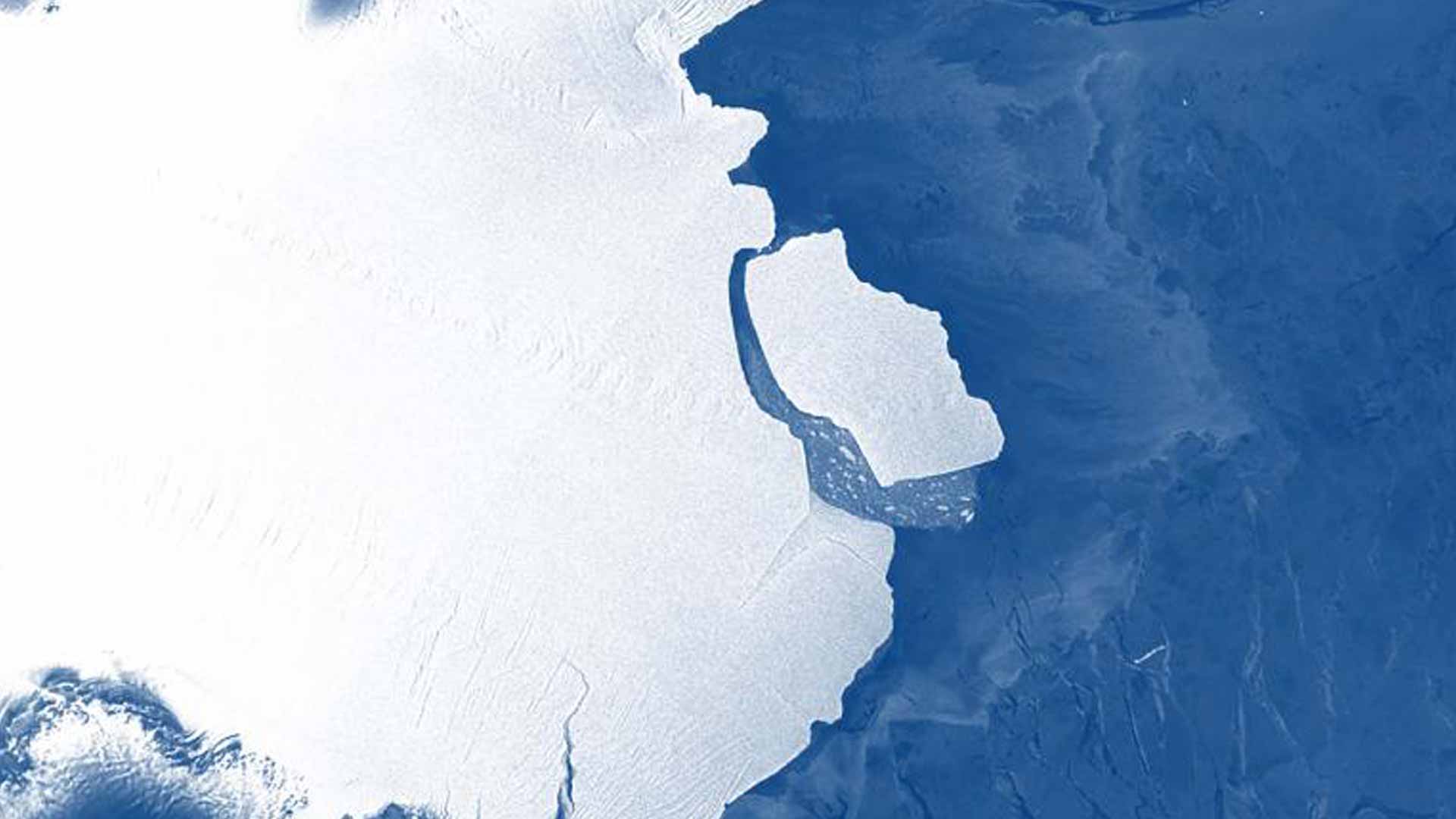 Un iceberg 15 veces mayor que París se desprende de la Antártida