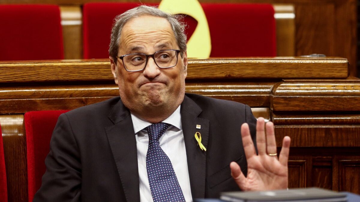 El Parlament rechaza la moción de censura a Torra, solo apoyada por Cs y PP